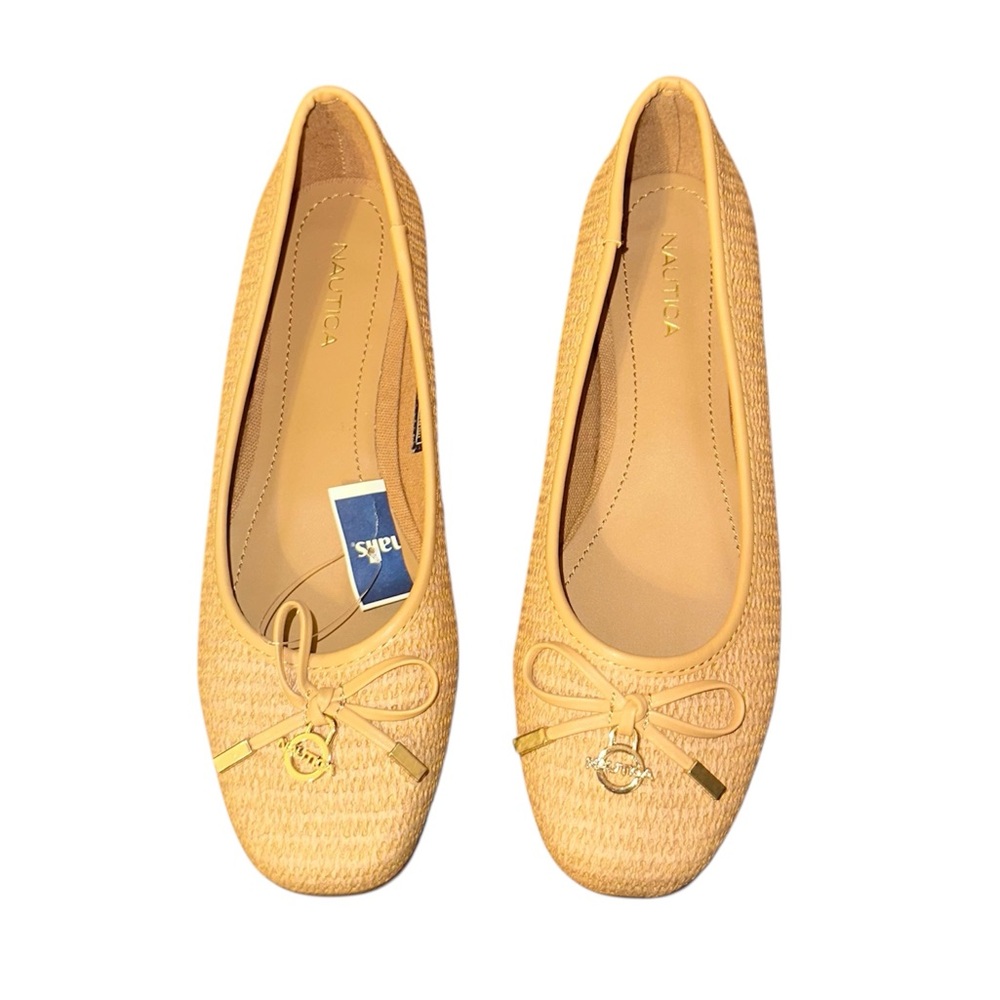 Nautica Women's Tan Woven Flats